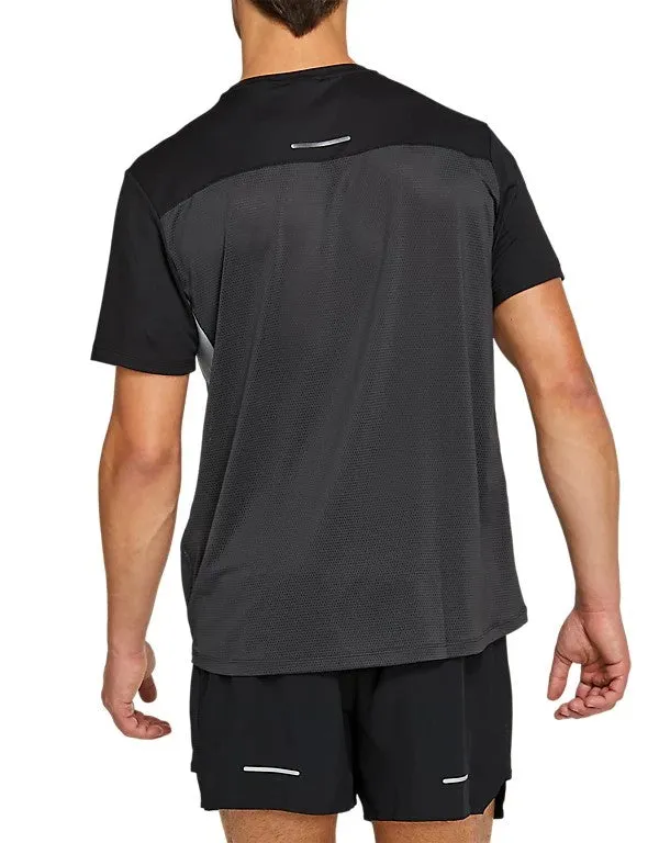 Asics Race Short Sleeve Top Black/Grey - T-Shirt 2011A781-003