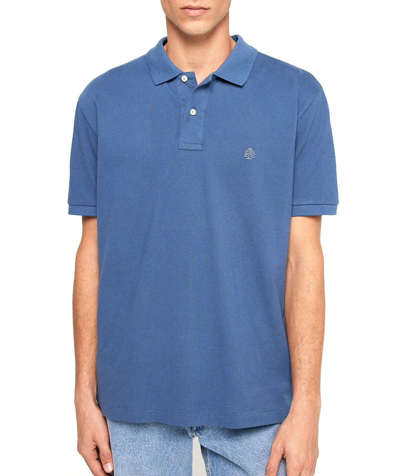 Basic Pique Polo Blue