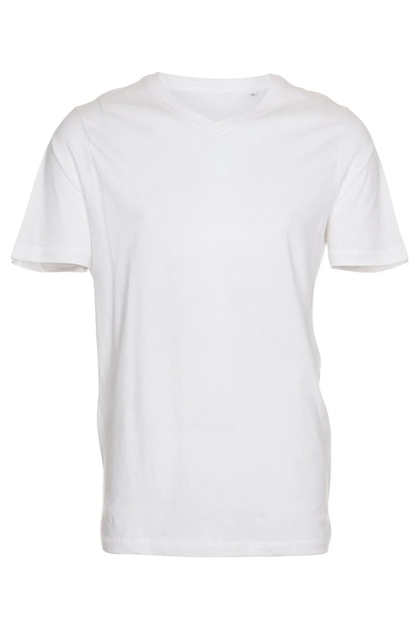 Basic V-neck t-shirt  - White