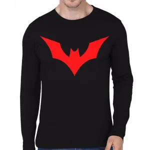 Batman Beyond Red Logo Black T-Shirt