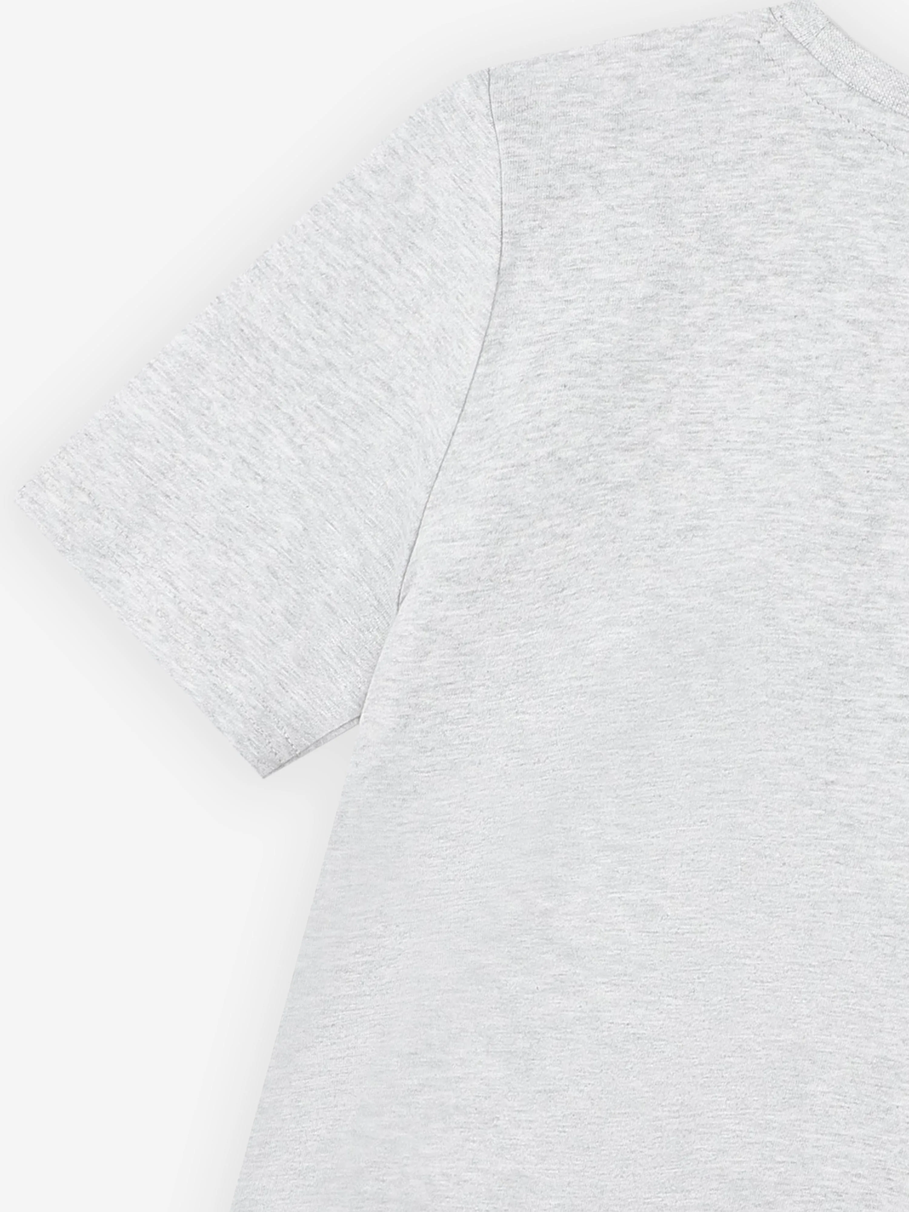 BOSS Boys Embossed Logo T-Shirt in Grey