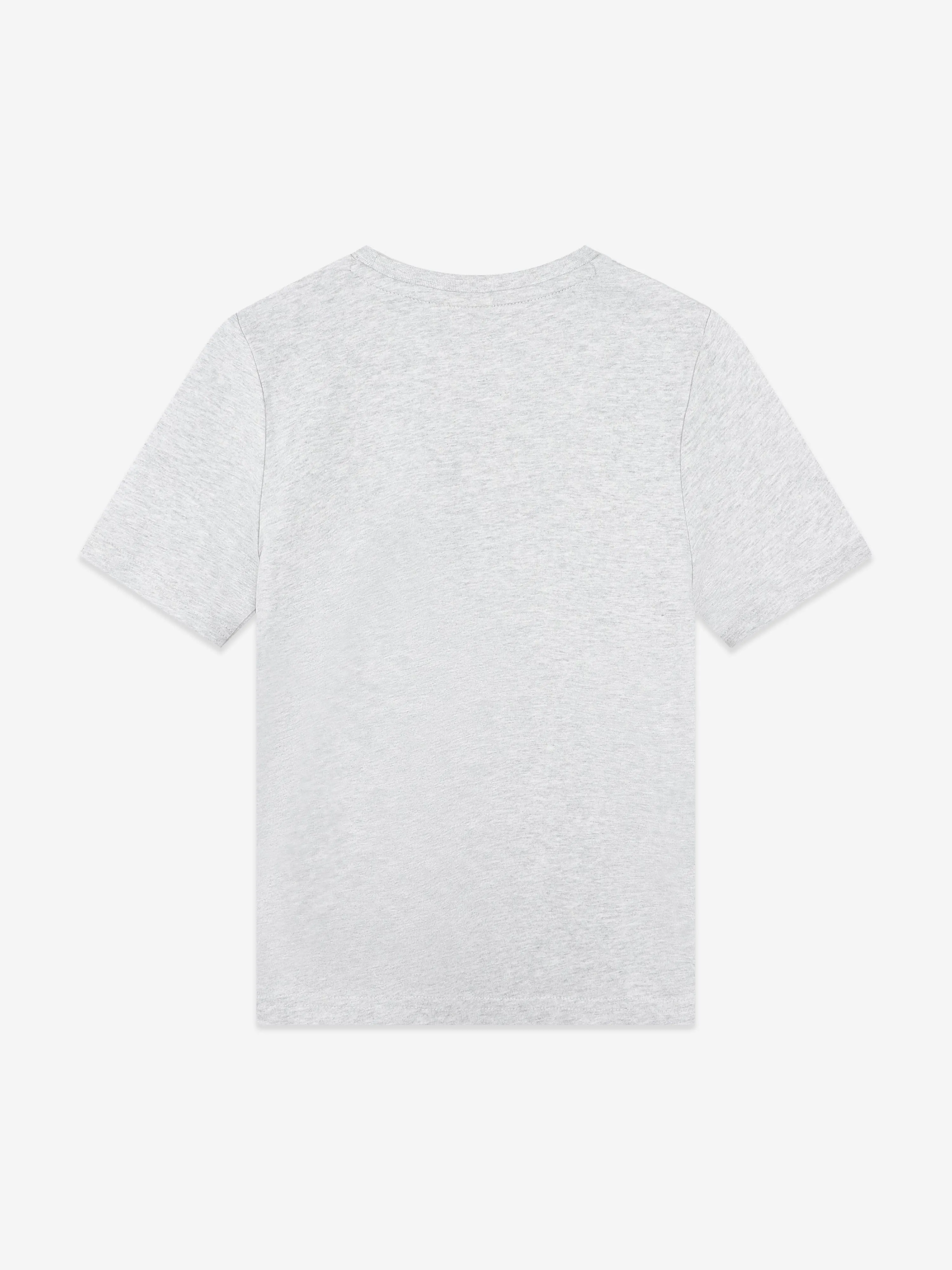 BOSS Boys Embossed Logo T-Shirt in Grey