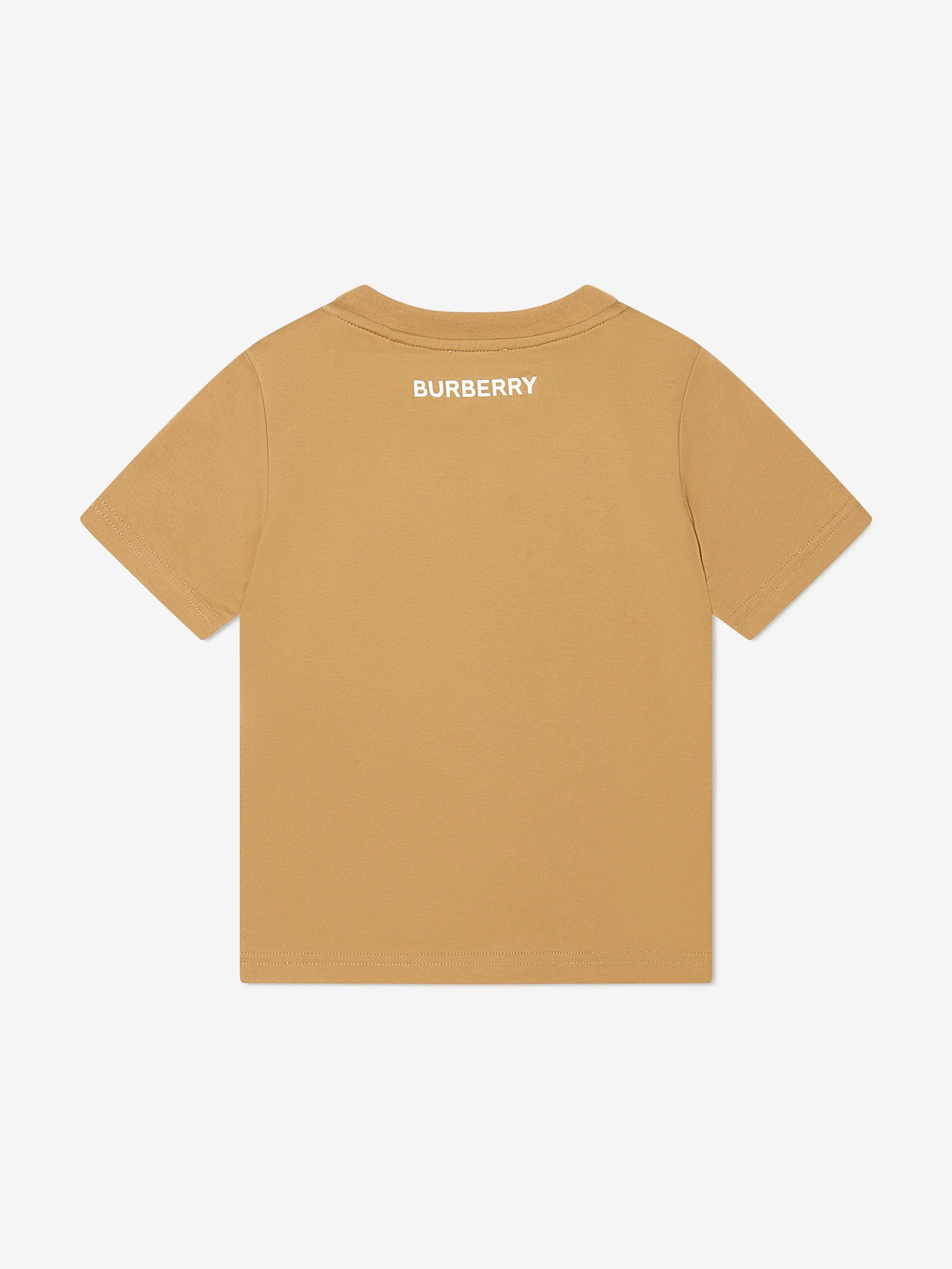 Burberry Boys Eli Check Print T-Shirt