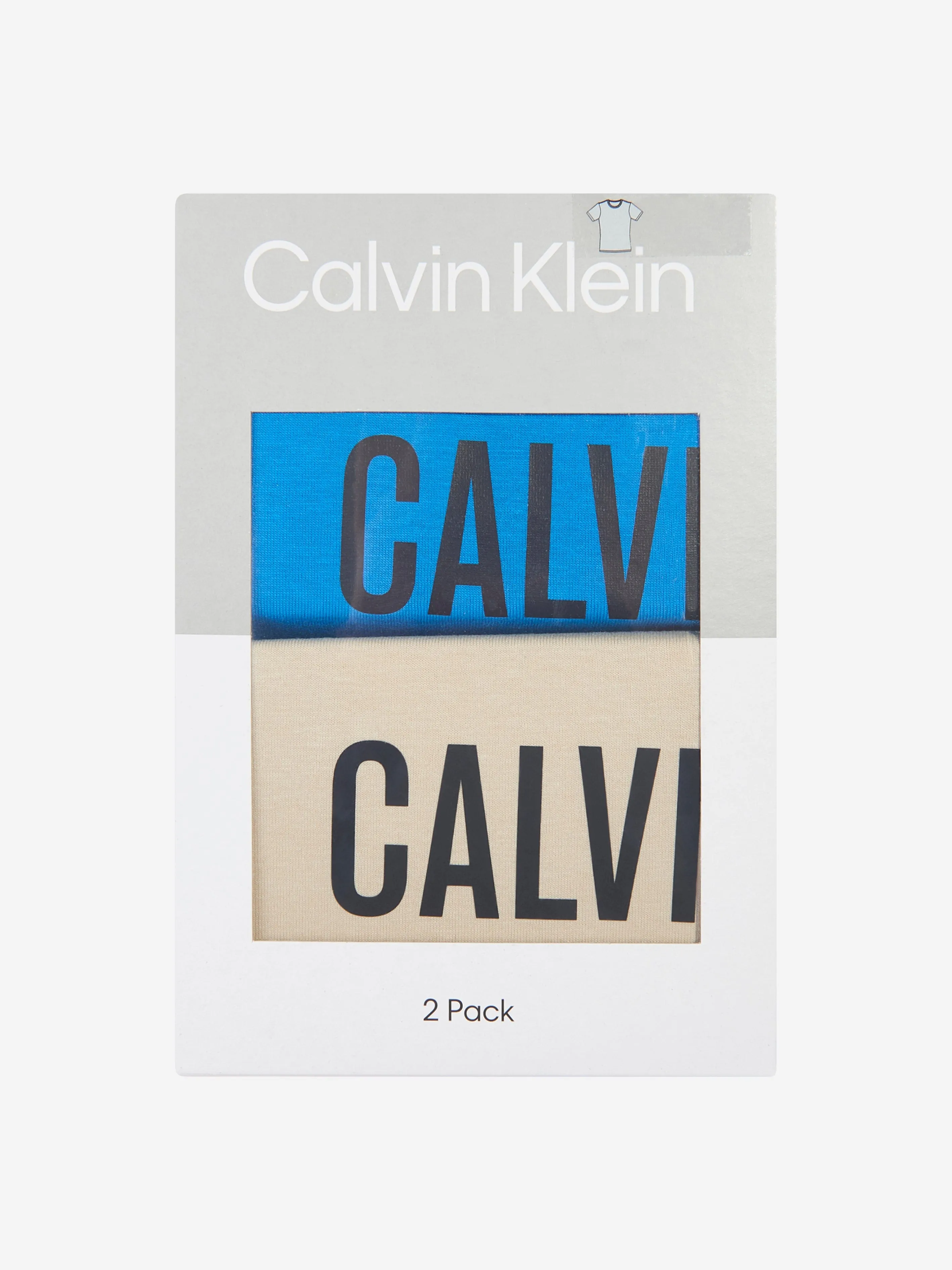 Calvin Klein Boys 2 Pack T-Shirt Set in Multicolour