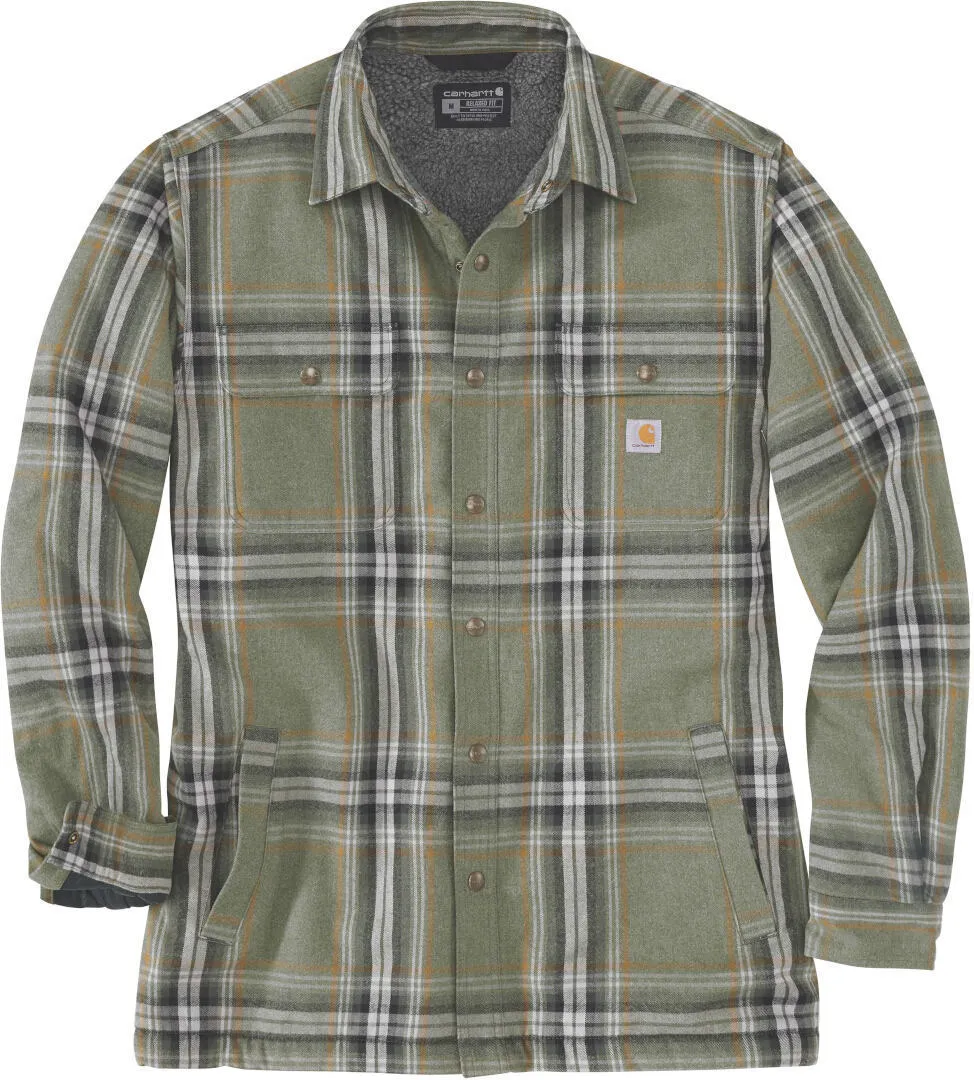 Carhartt Flannel Sherpa Lined Shirt, Green