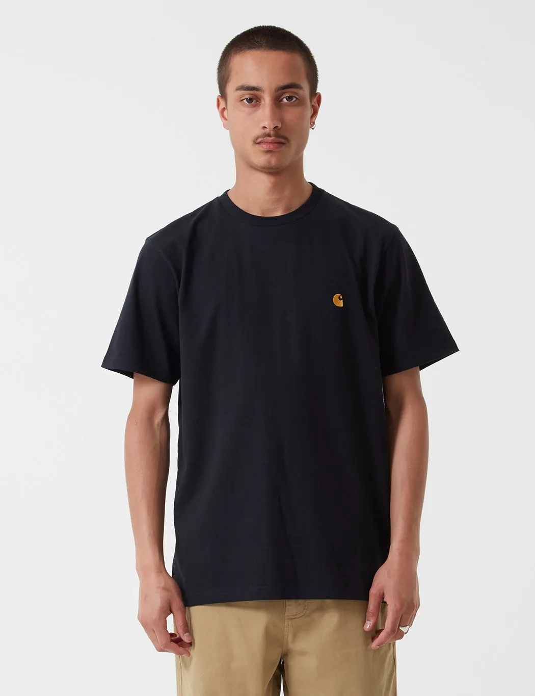 Carhartt-WIP Chase T-Shirt - Black