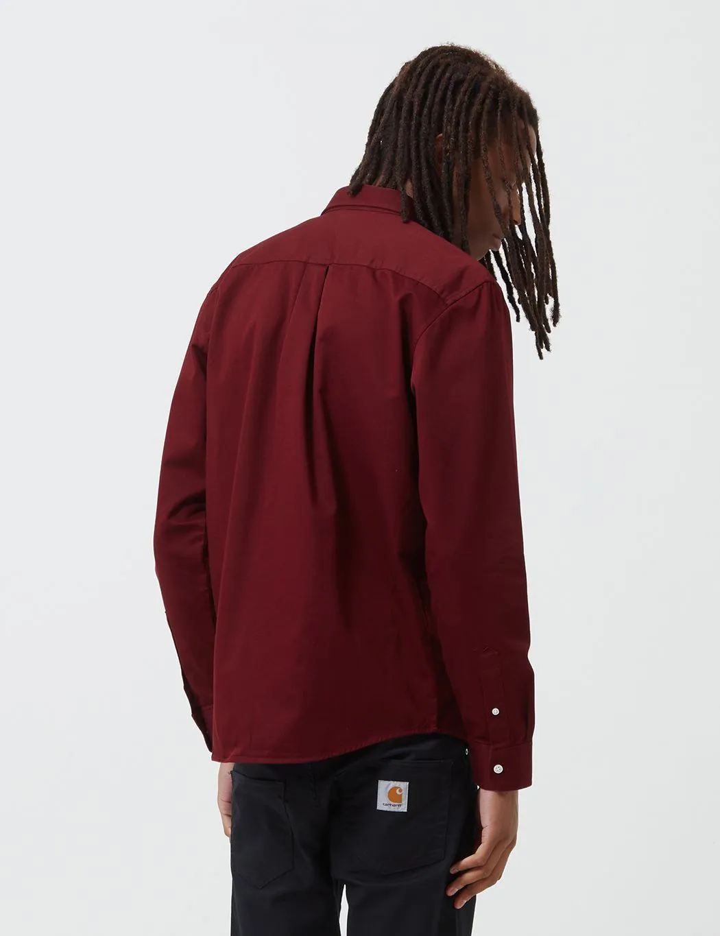 Carhartt-WIP Madison Shirt - Bordeaux/Wax