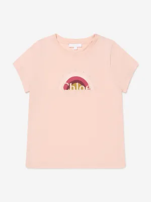 Chloé Girls Organic Cotton T-Shirt