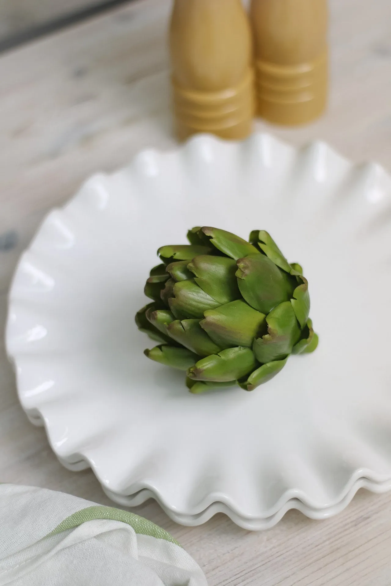 Decorative Faux Green Artichoke