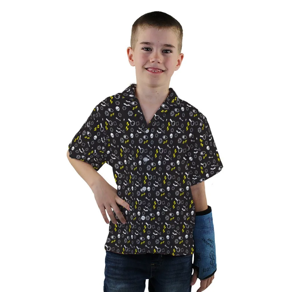 Dnd Horror Mystery Youth Hawaiian Shirt