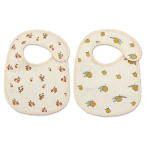 Earthy Cotton Bibs (2 in a pack)