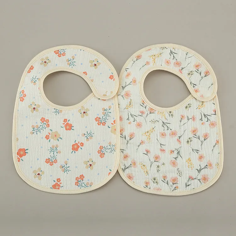 Earthy Cotton Bibs (2 in a pack)