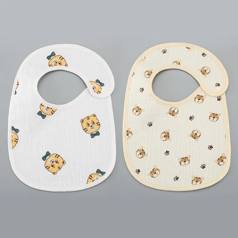 Earthy Cotton Bibs (2 in a pack)