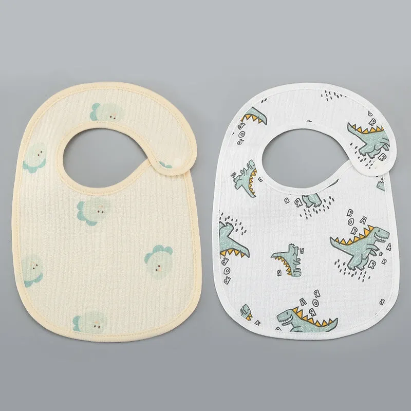 Earthy Cotton Bibs (2 in a pack)