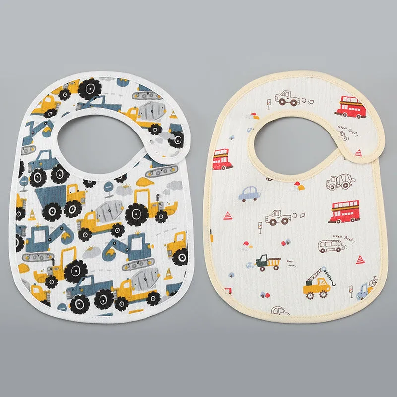 Earthy Cotton Bibs (2 in a pack)