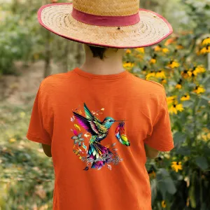 Every Child Matters Hummingbird Unisex Back T-Shirt/Hoodie/Sweatshirt