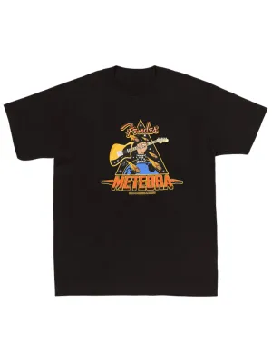 Fender Meteora T-Shirt, Black, XXL