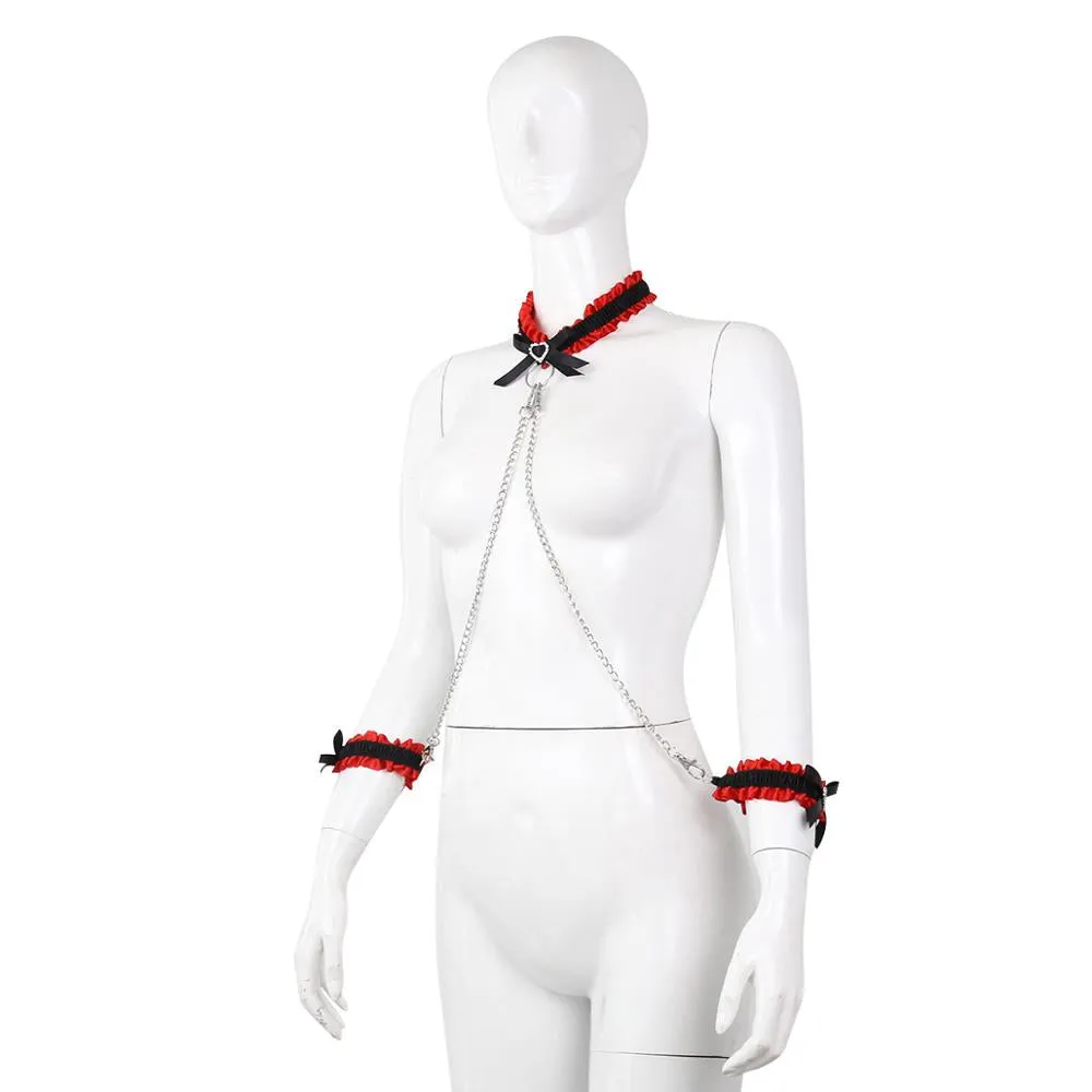 Garter Style Collar and Cuffs