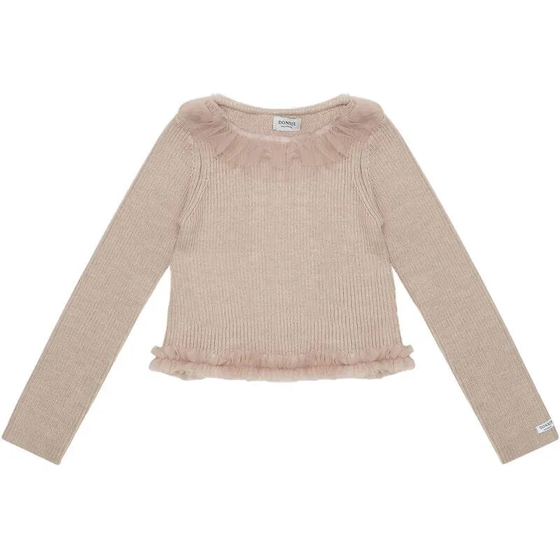 Girls Sjami Lavender Brown Top