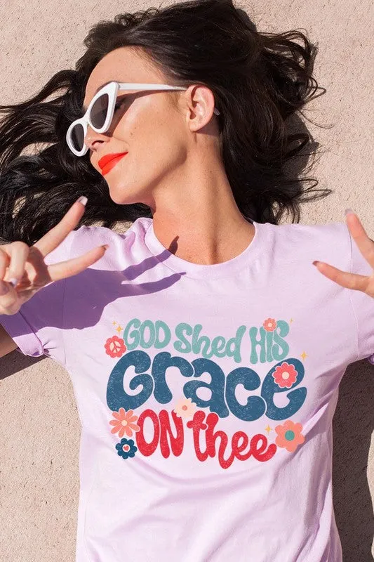 God Shed His Grace On Thee Graphic T Shirts