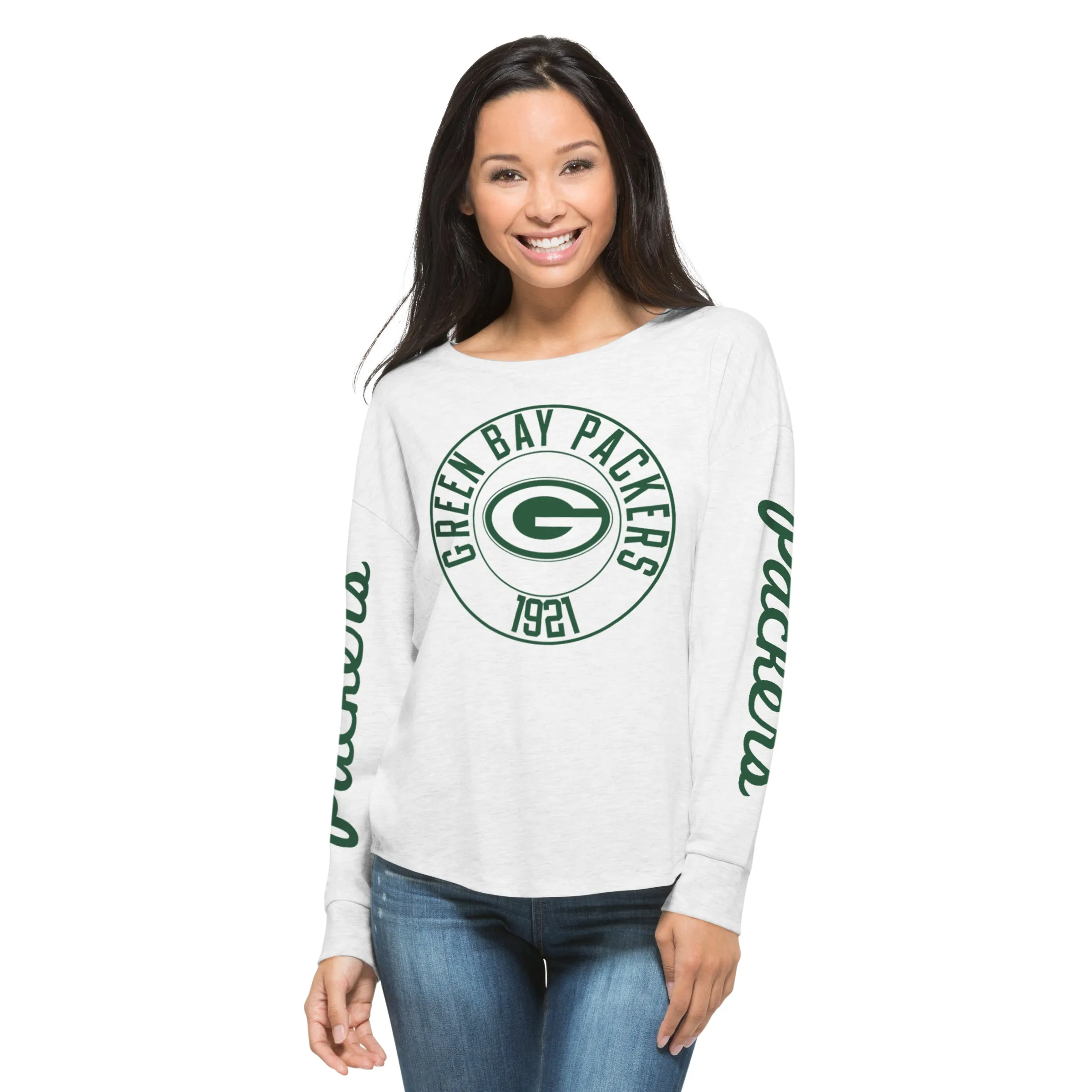 Green Bay Packers Cara Women's Cinderblock Tee