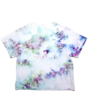 ICE DYED BOX TEE Bouquet Borealis