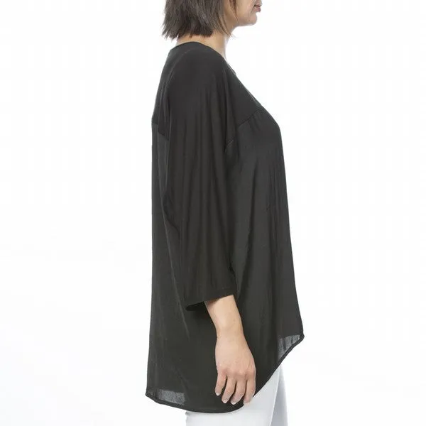 Jersey Luxe Spliced Top