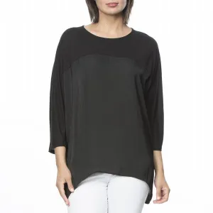 Jersey Luxe Spliced Top