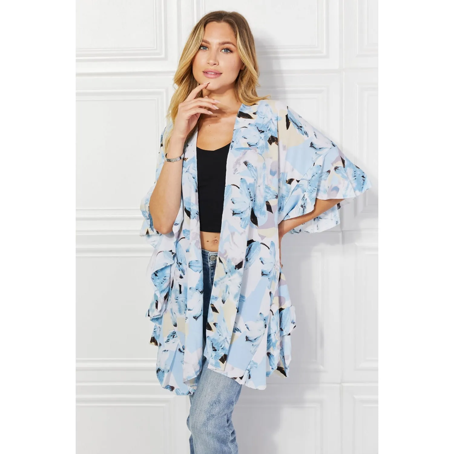 Justin Taylor Summer Fever Floral Kimono