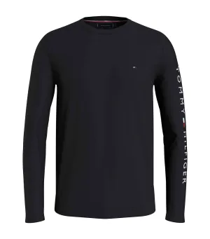 Men's Long Sleeve Logo Tee Black