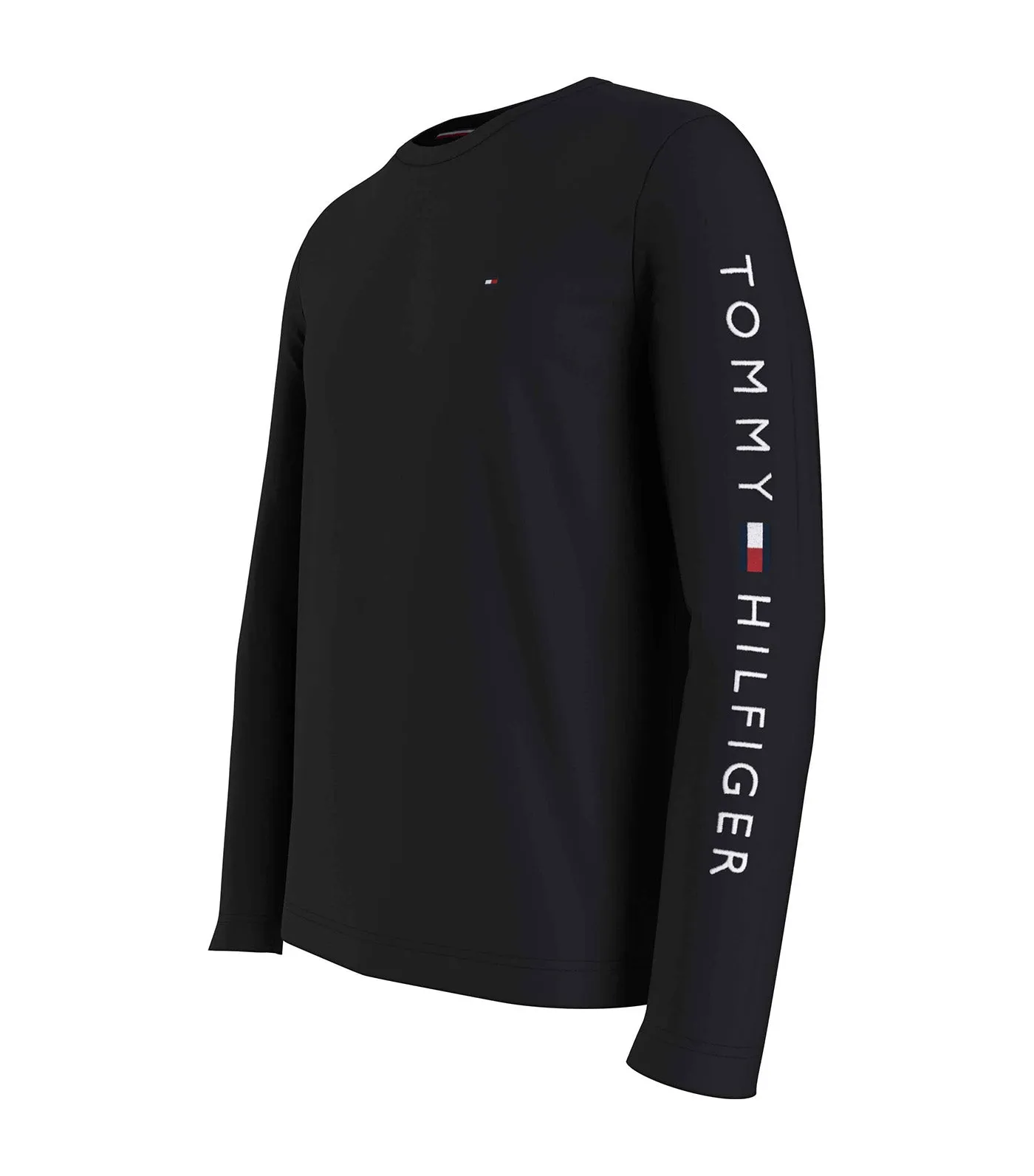 Men's Long Sleeve Logo Tee Black