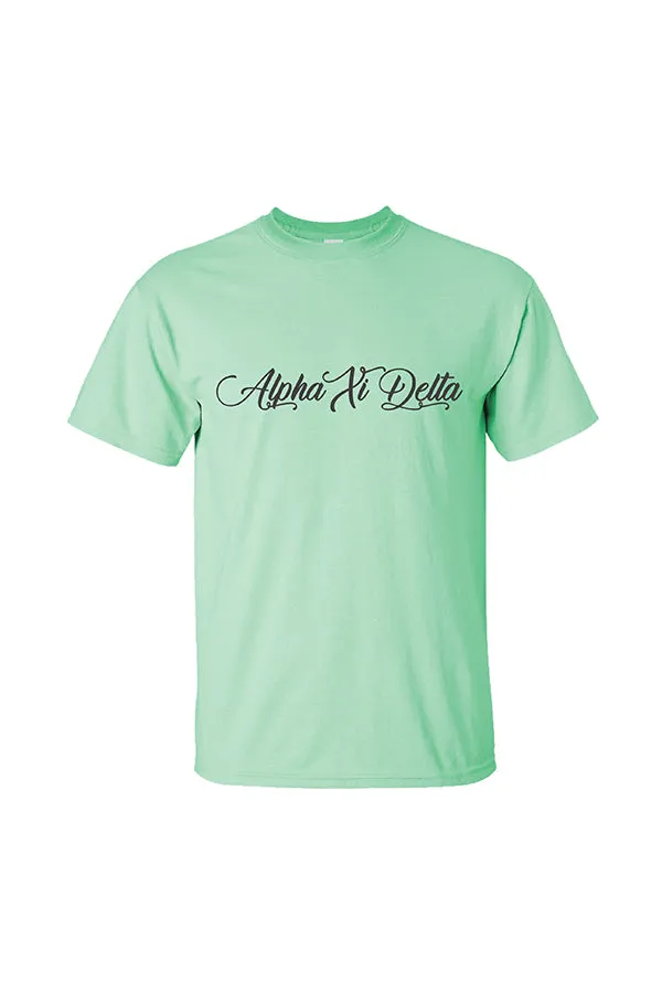 Mint Script Tee (Day 10)