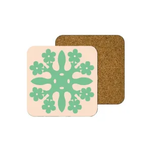 Modern Quilt Style J MDF Coaster