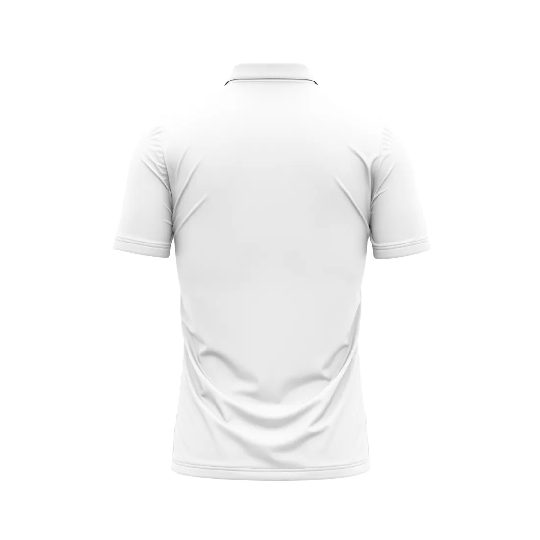 Next Print Customized Polo Neck White Jersey NPTS16