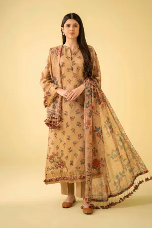 Nishat Linen Spring/Summer Lawn – 2 Piece - Printed Embroidered Suit - 42401574