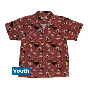 Oishi Sushi Red Youth Hawaiian Shirt