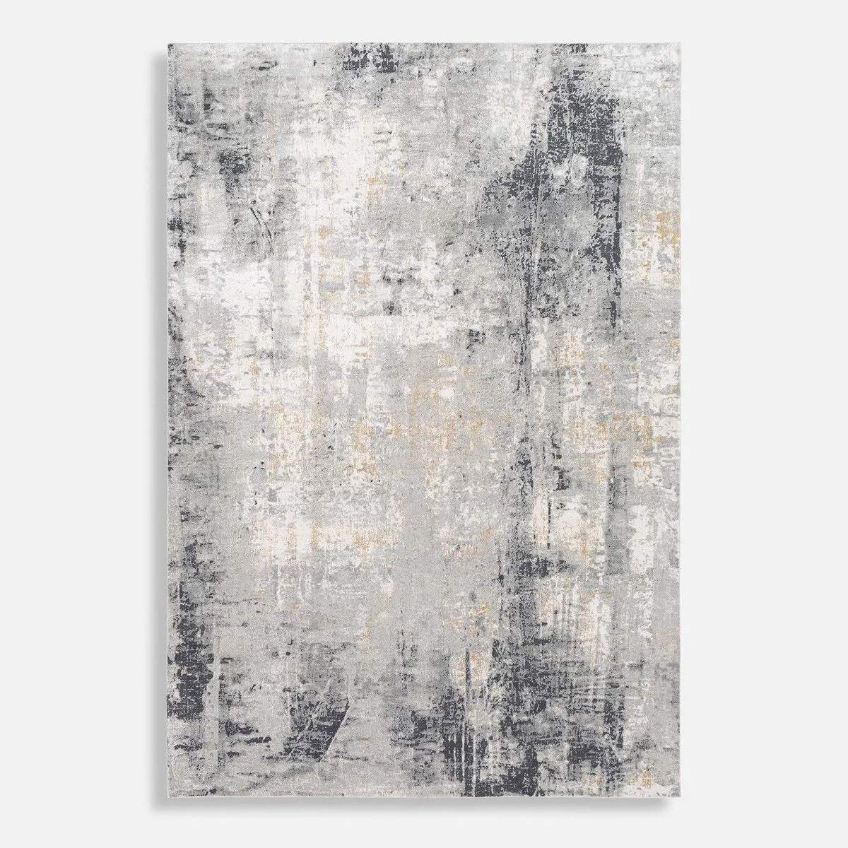 Paoli Gray Abstract 9 X 12 Rug