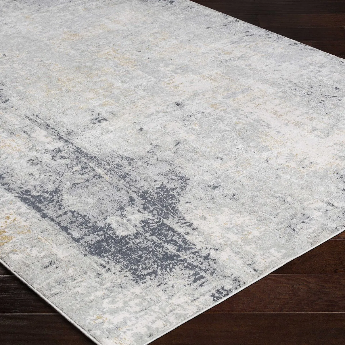 Paoli Gray Abstract 9 X 12 Rug