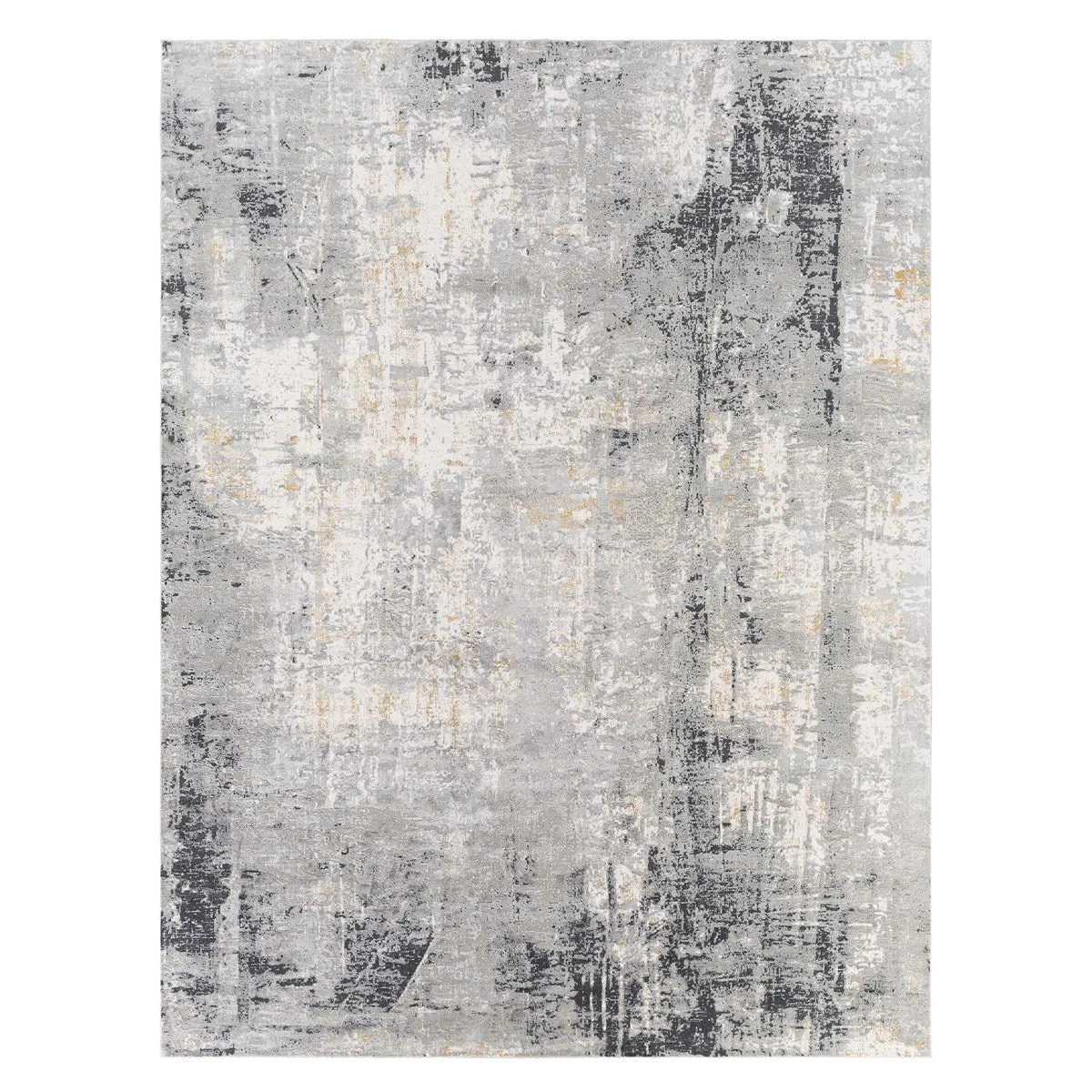 Paoli Gray Abstract 9 X 12 Rug