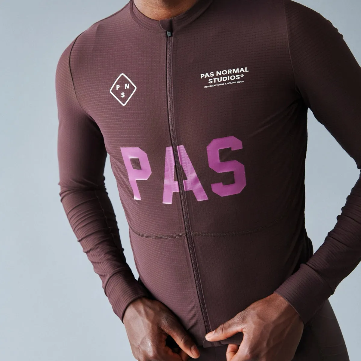 PAS NORMAL STUDIOS PAS Mechanism Pro Long Sleeve Jersey - Dark Red