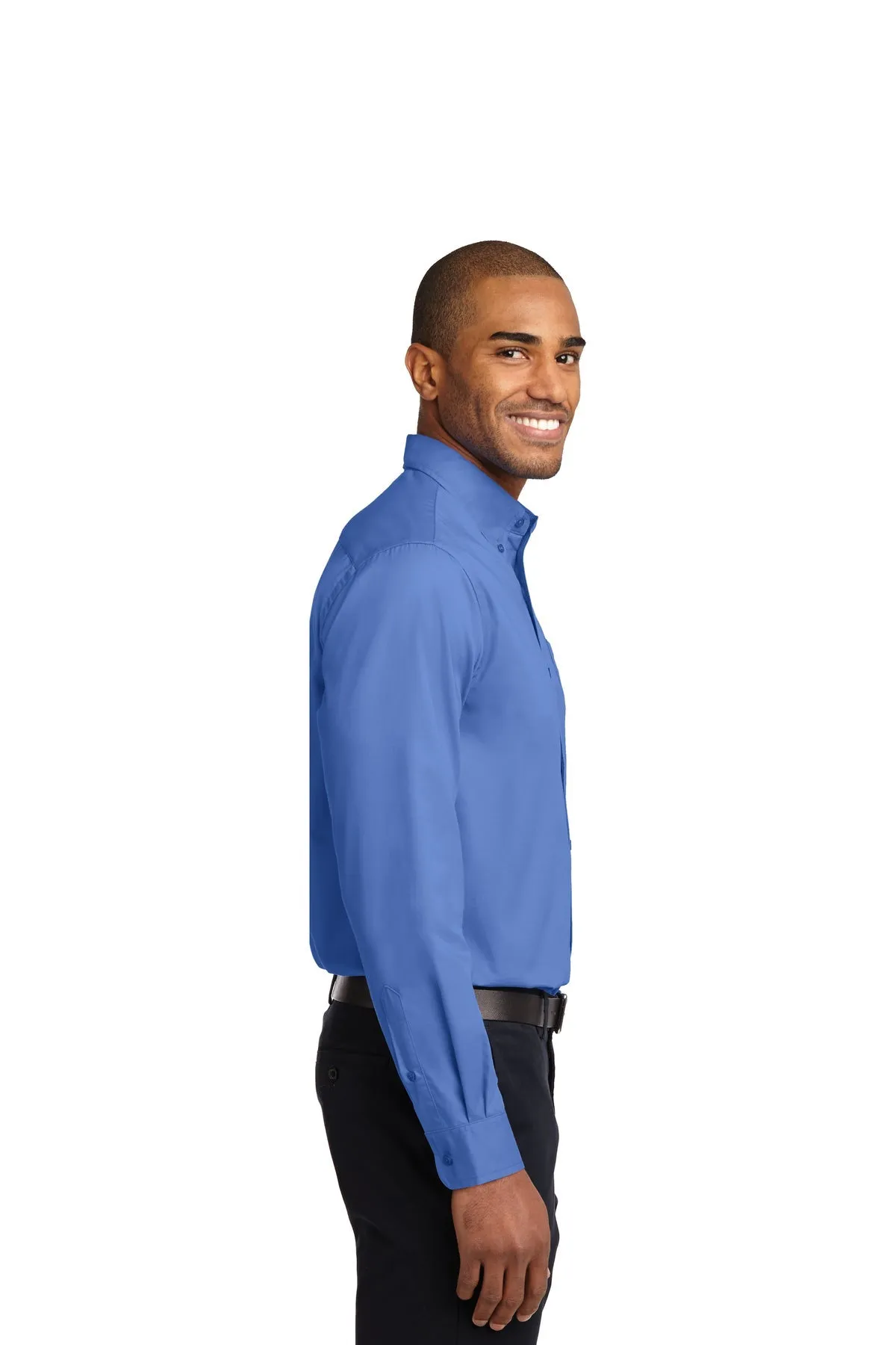 Port Authority Tall Custom Easy Care Shirts, Ultramarine Blue