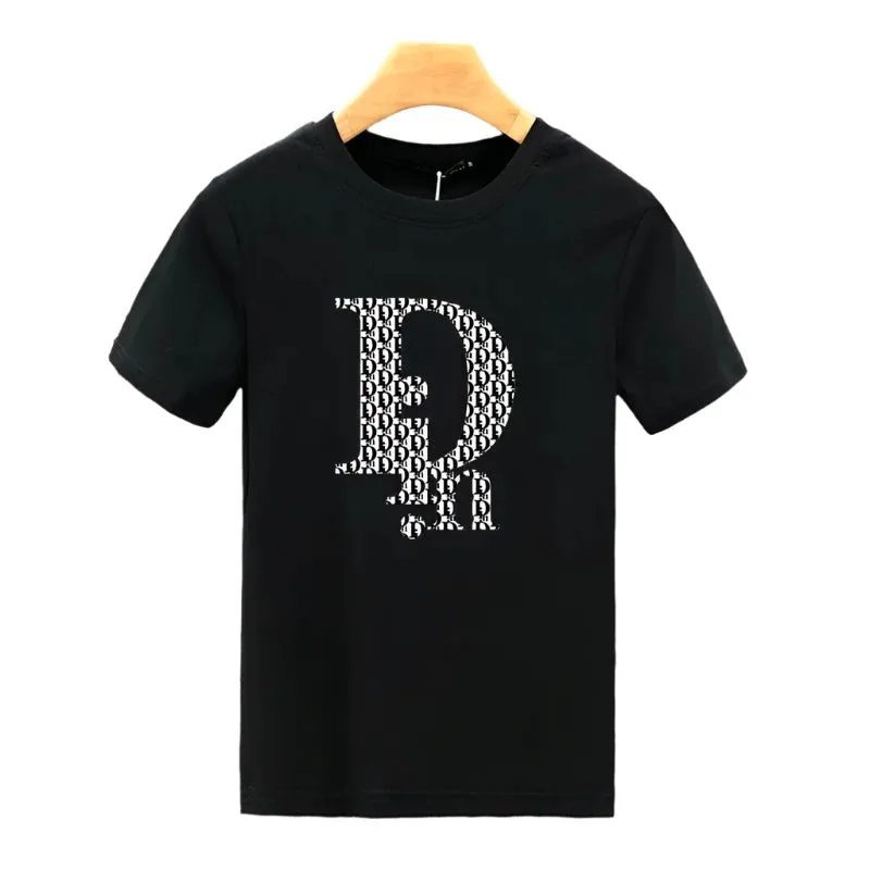 Quality Luxury Brand T-Shirt 100% Cotton Men's O-Neck Short Sleeve Top Tees