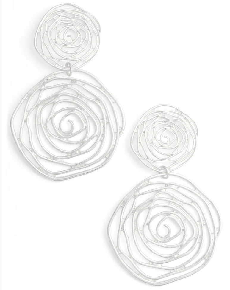 Rose Cut-out Earrings