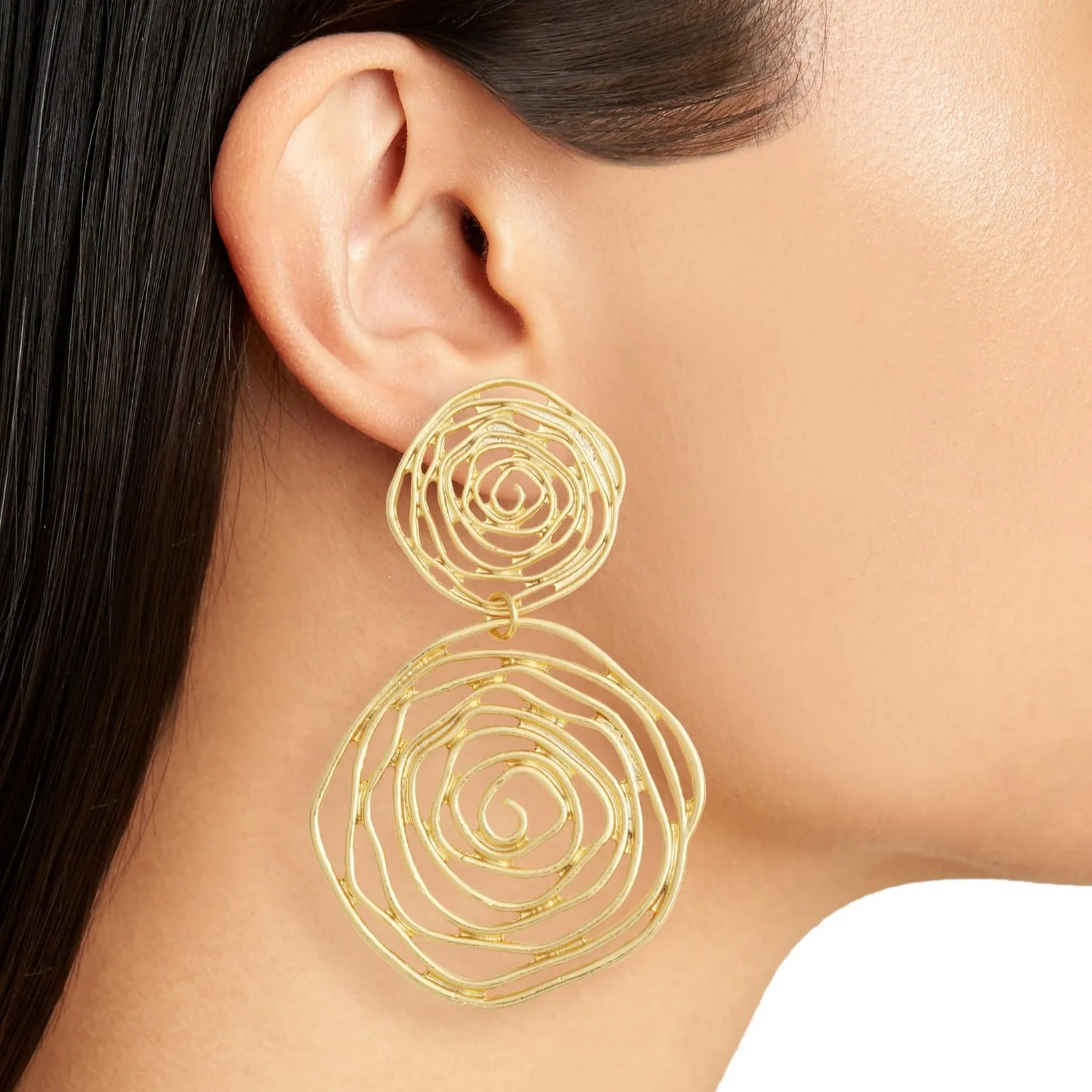 Rose Cut-out Earrings