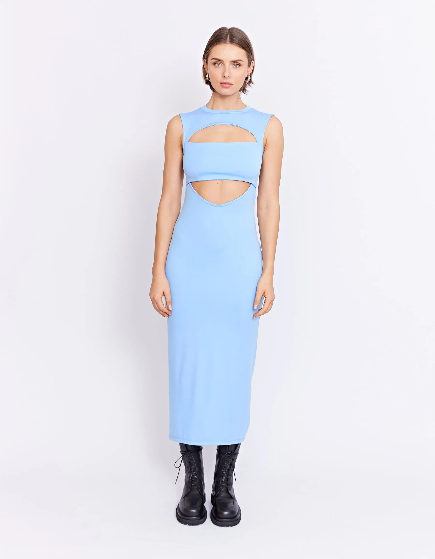 THE DORA DRESS | BLUE