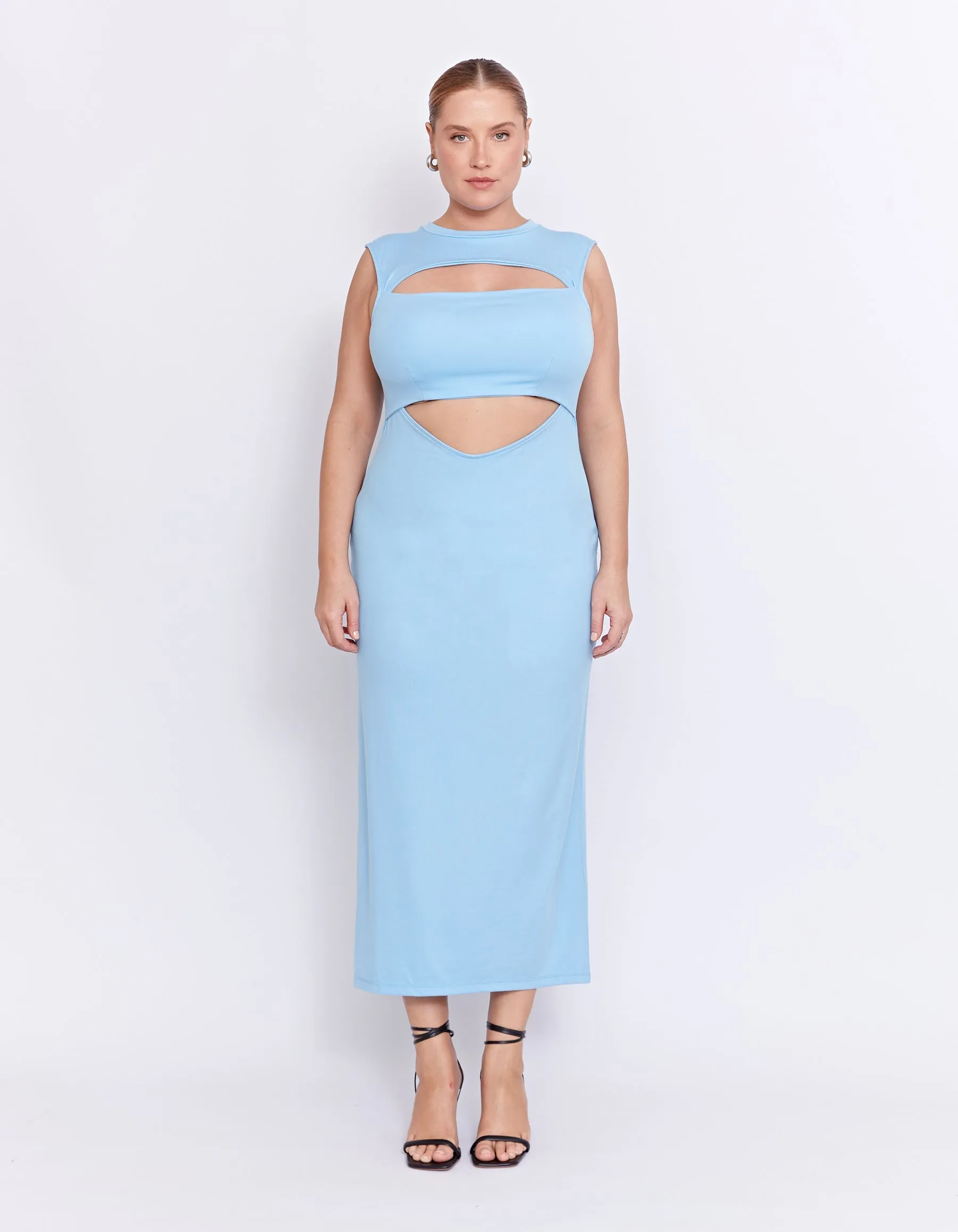 THE DORA DRESS | BLUE