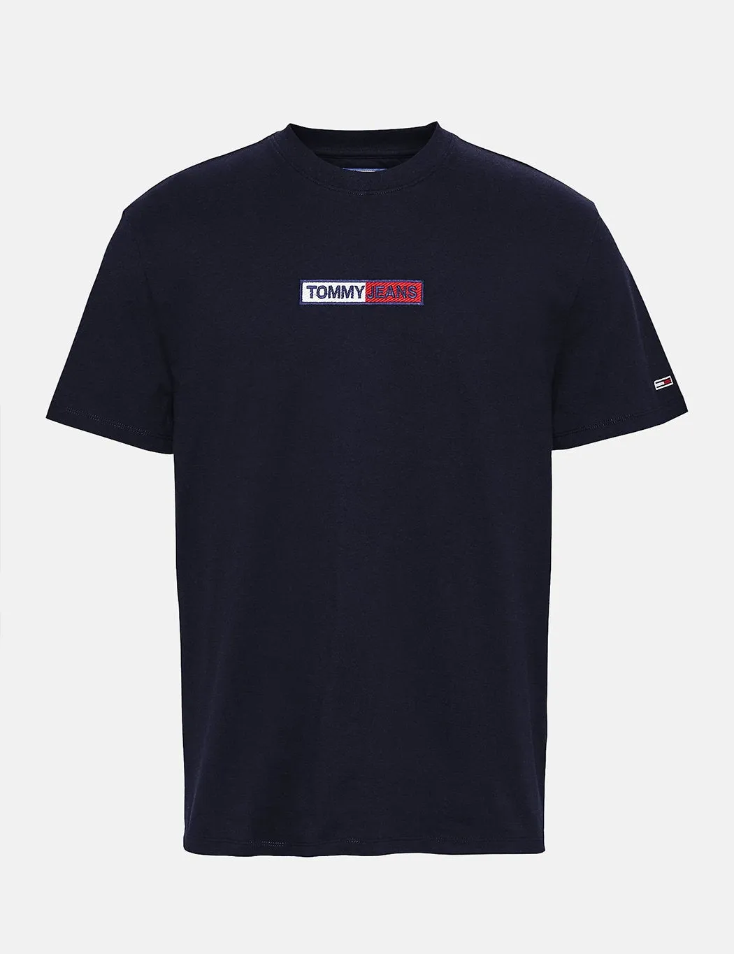 Tommy Jeans Box Logo T-Shirt (Embroidered) - Black