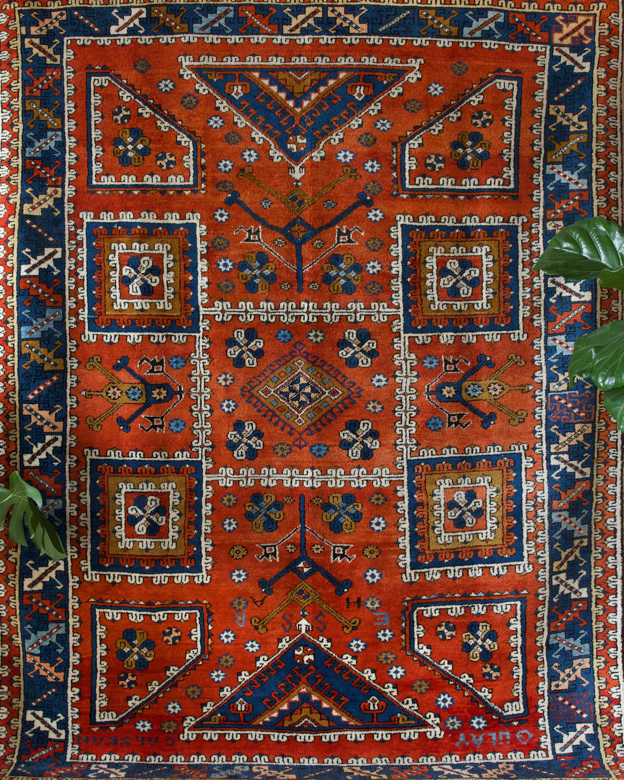 Vintage Canakkale Ayvacik Rug 7'3"x9'9"