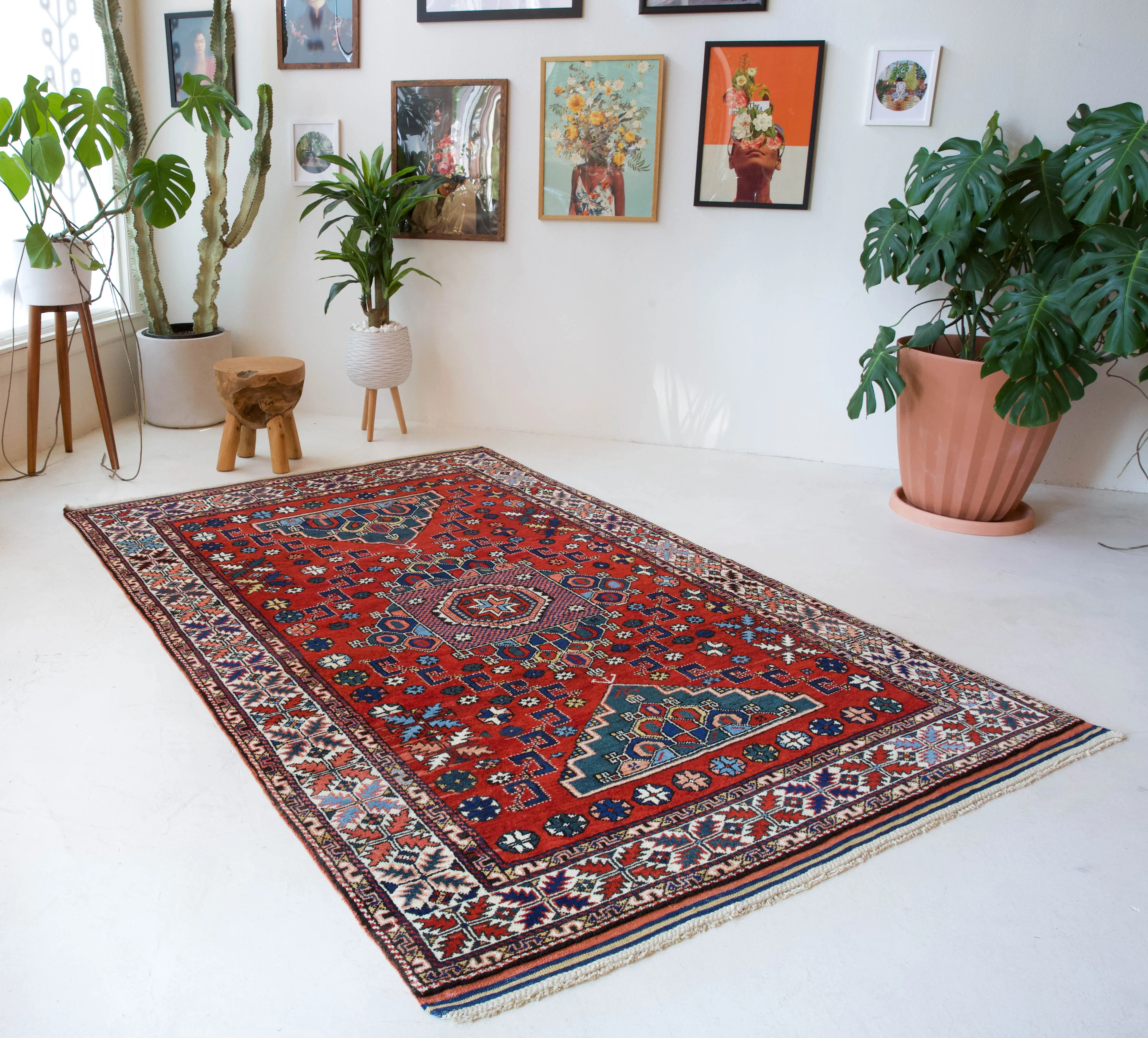 Vintage Canakkale Rug 5'9"x8'11"