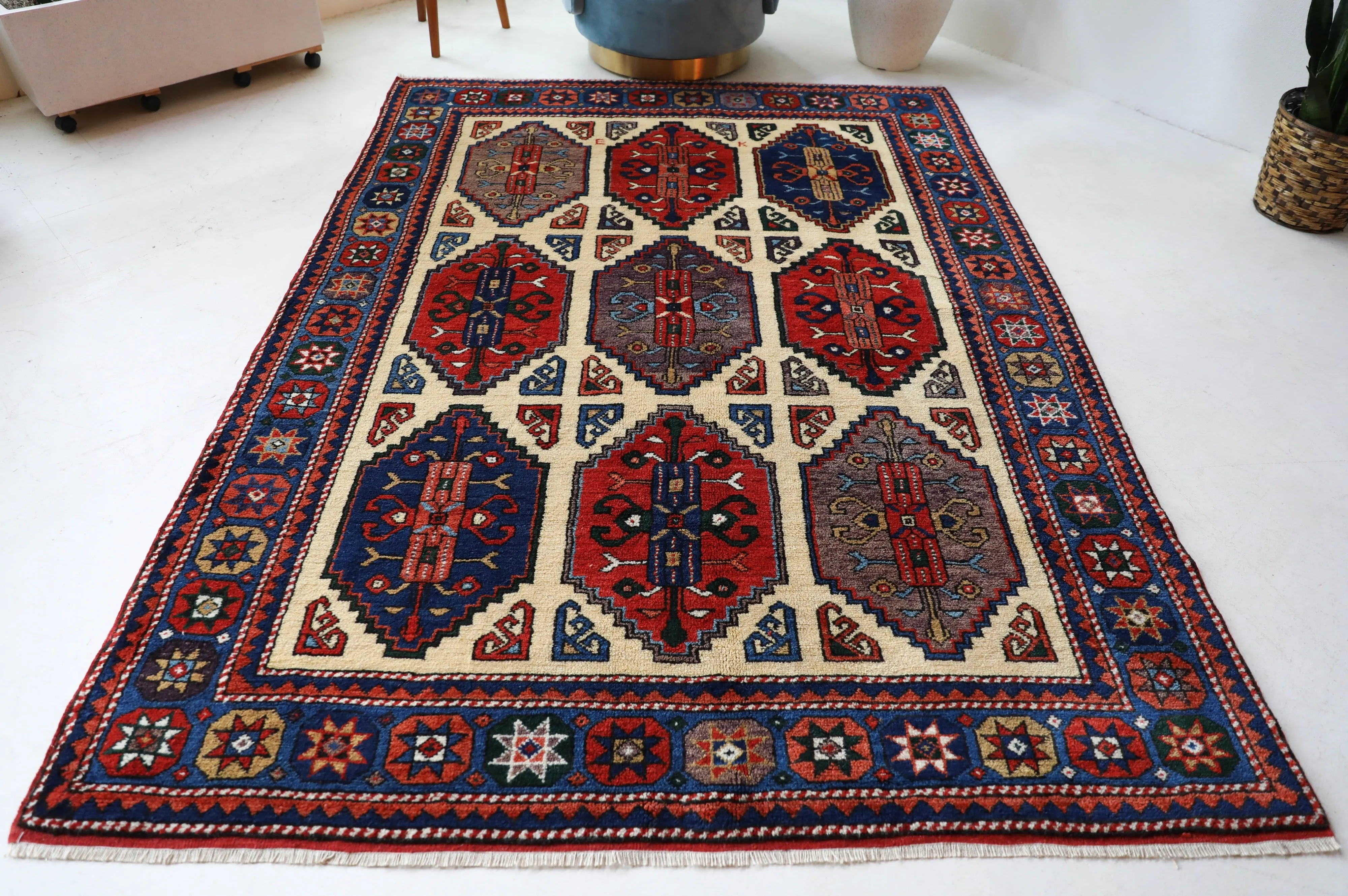 Vintage Canakkale Rug 6'x8'4"